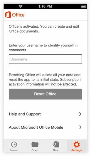 "enter username" message displayed